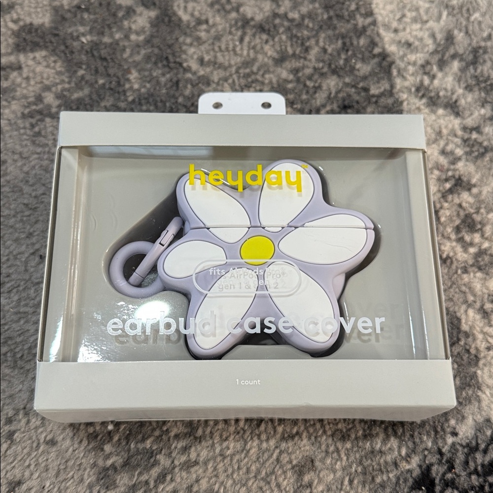 Purple and White flower case